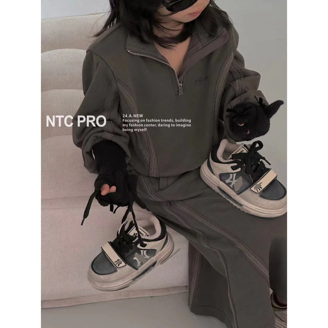 NTC-69282024新NTC潮牌加绒低帮韩版擦脏工艺休闲运动鞋