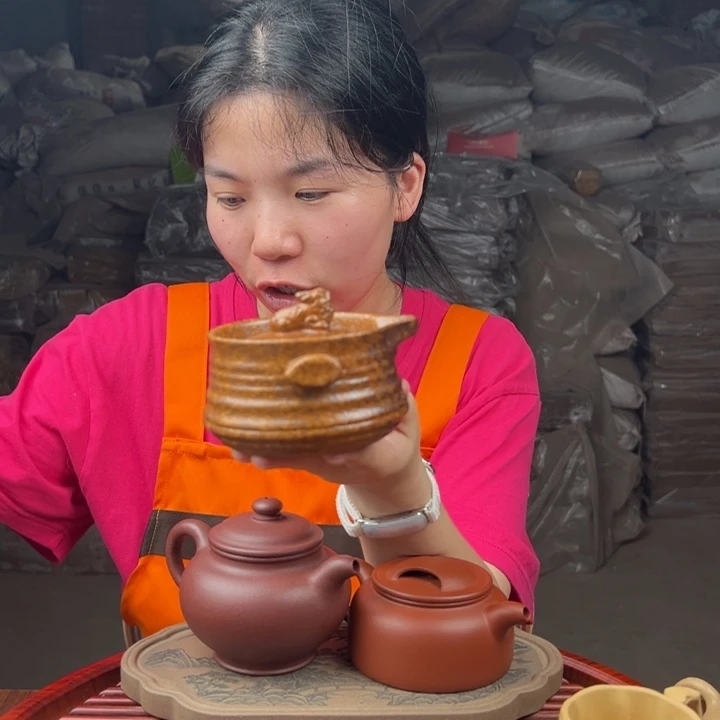 茶壶紫砂手抓壶111111