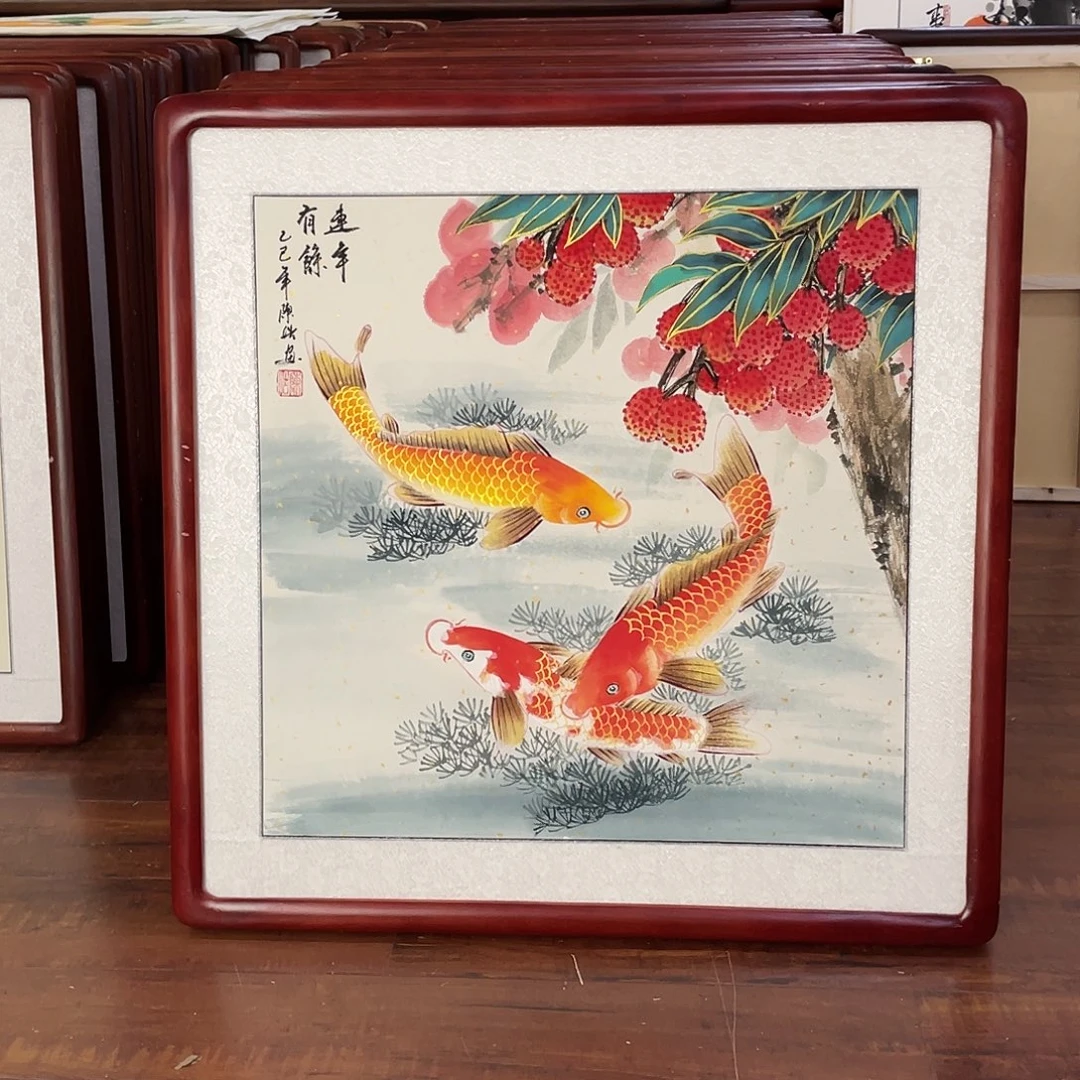 国画带框尺寸63*63厘米