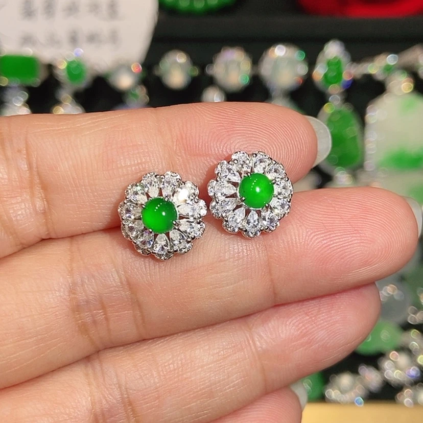 【闪购商品】未镶嵌翡翠耳饰天然翡翠