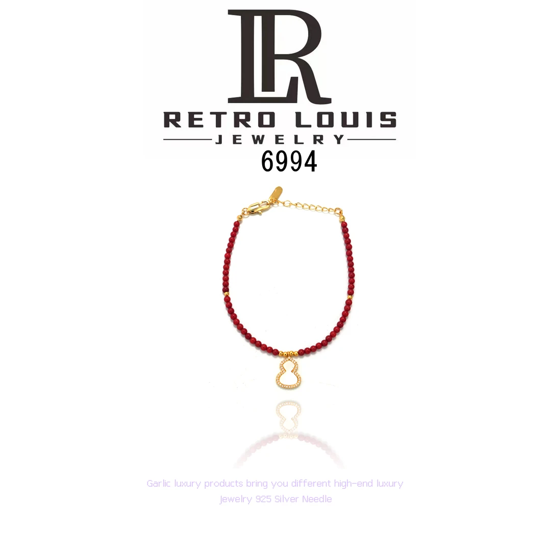 铜合金手链 RETRO LOUIS 手链~6994（17+3cm）   J