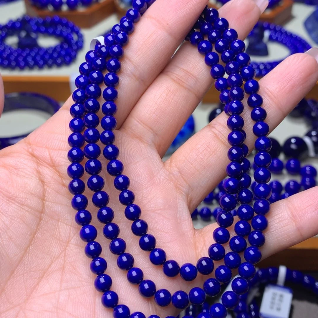 青金石手链未镶嵌5m