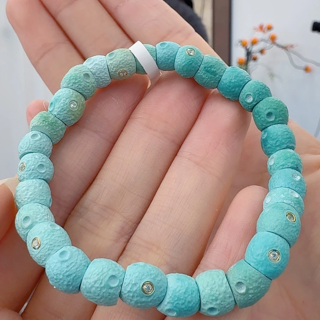 绿松石未镶嵌珠宝半成品