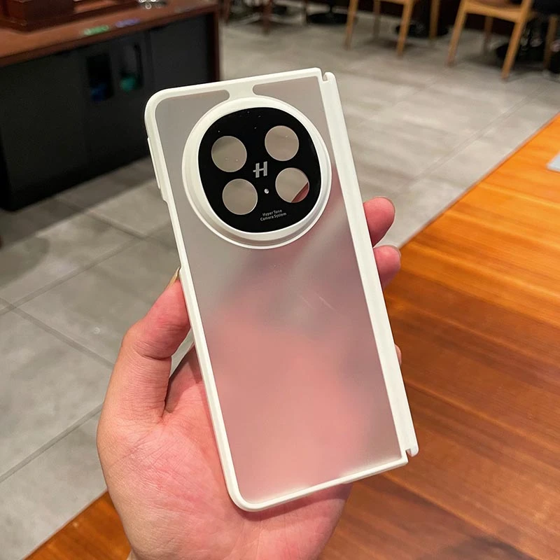 中轴后壳适用OPPOFindN5手机壳磨砂肤感自带镜头膜全包磁吸中轴壳