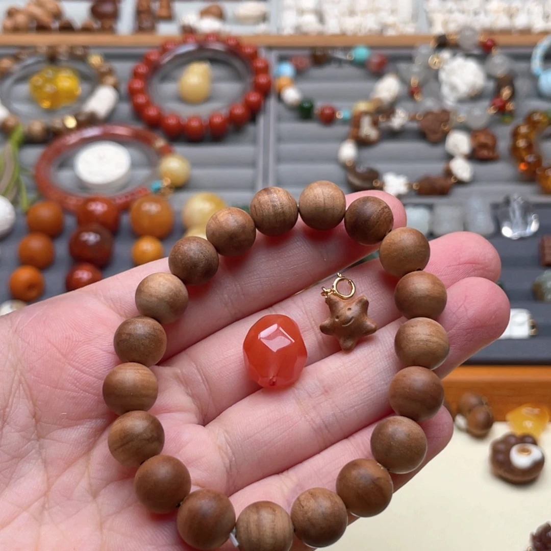 檀香木小**干印度迈索尔老山檀香