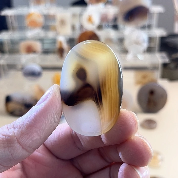 玛瑙/玉髓未镶嵌吊坠(不含链)