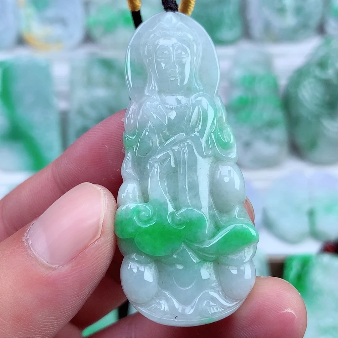 翡翠未镶嵌颈饰翡翠吊坠