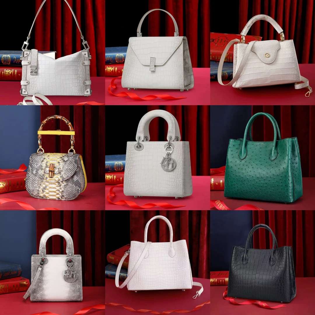 刘总真皮女包单肩斜跨包3