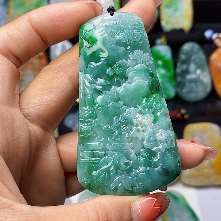 定制翡翠未镶嵌翡翠A货一物一证