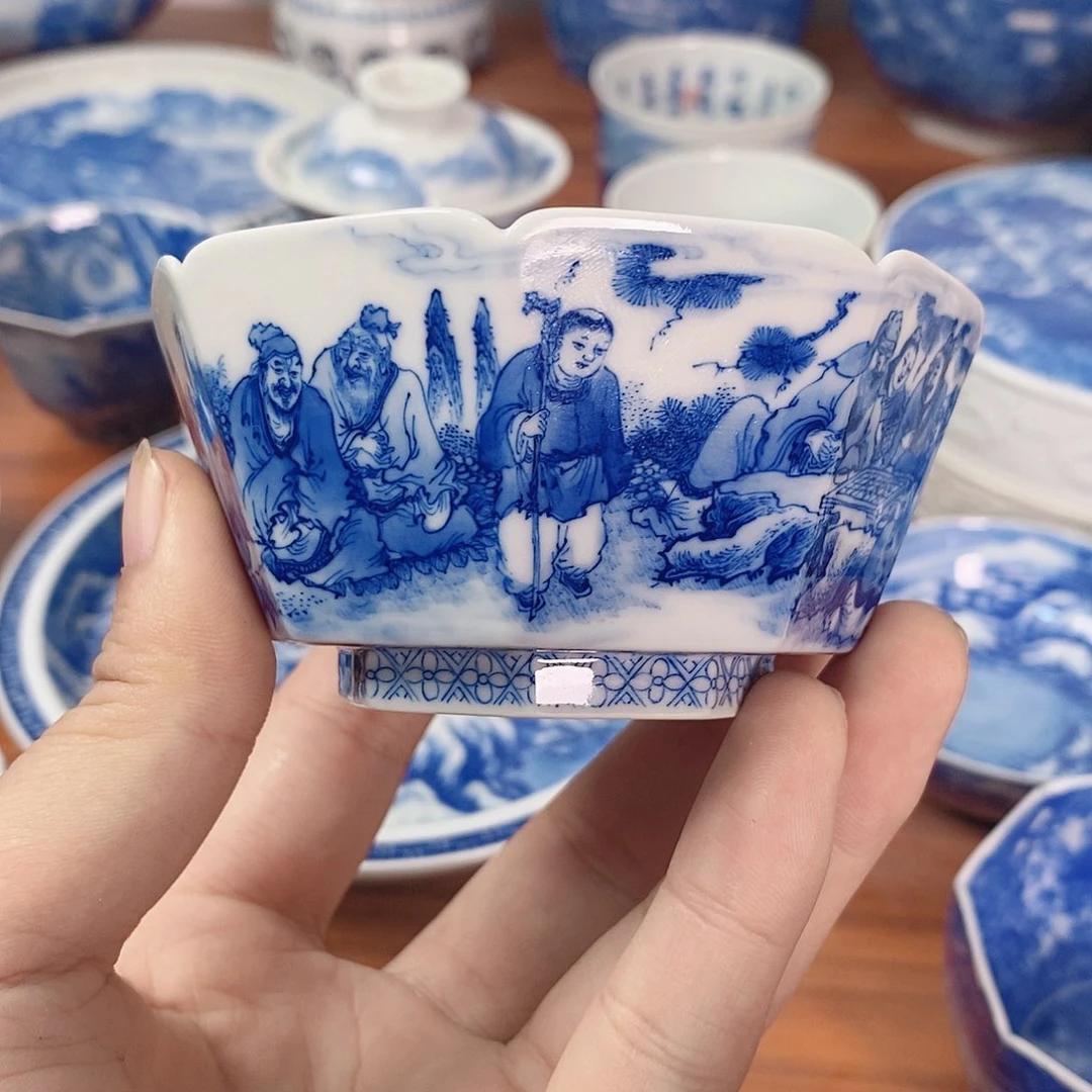 手工手绘柴窑烧制