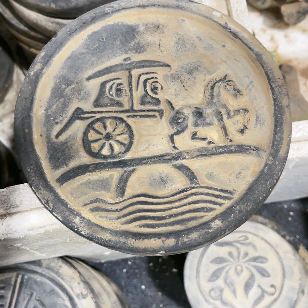 瓦当摆件摆件茶的