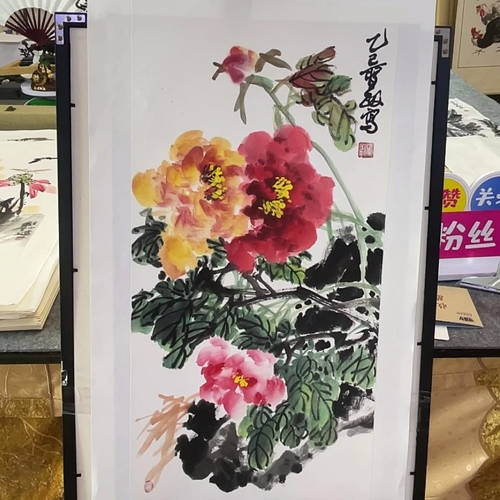 国画张圣敏先生纯手绘作品