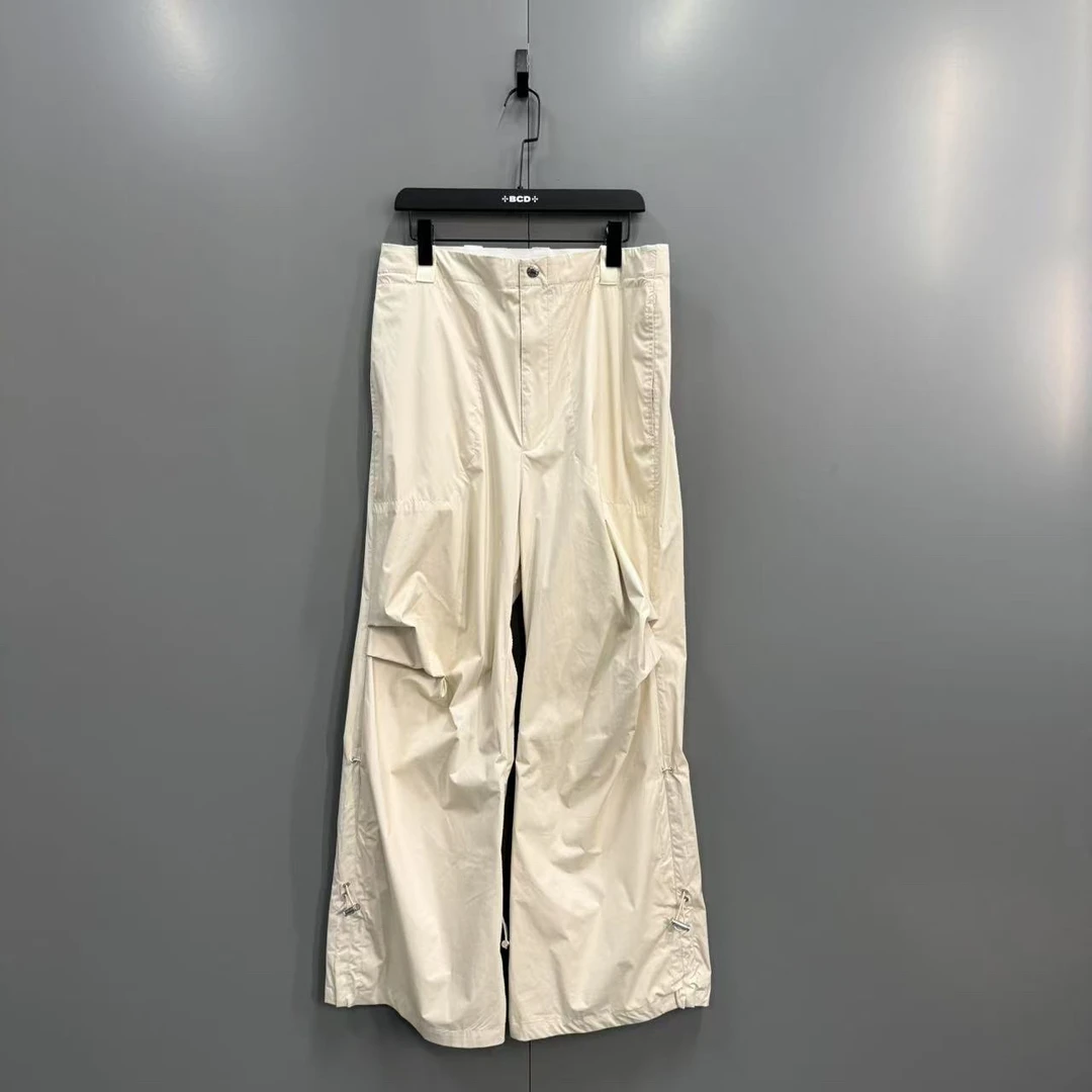 95新 MONCLER 米色阔腿裤 48码/ki302578