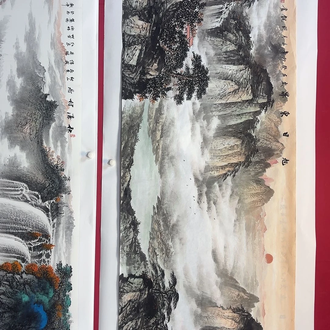 国画国画纯手工作品