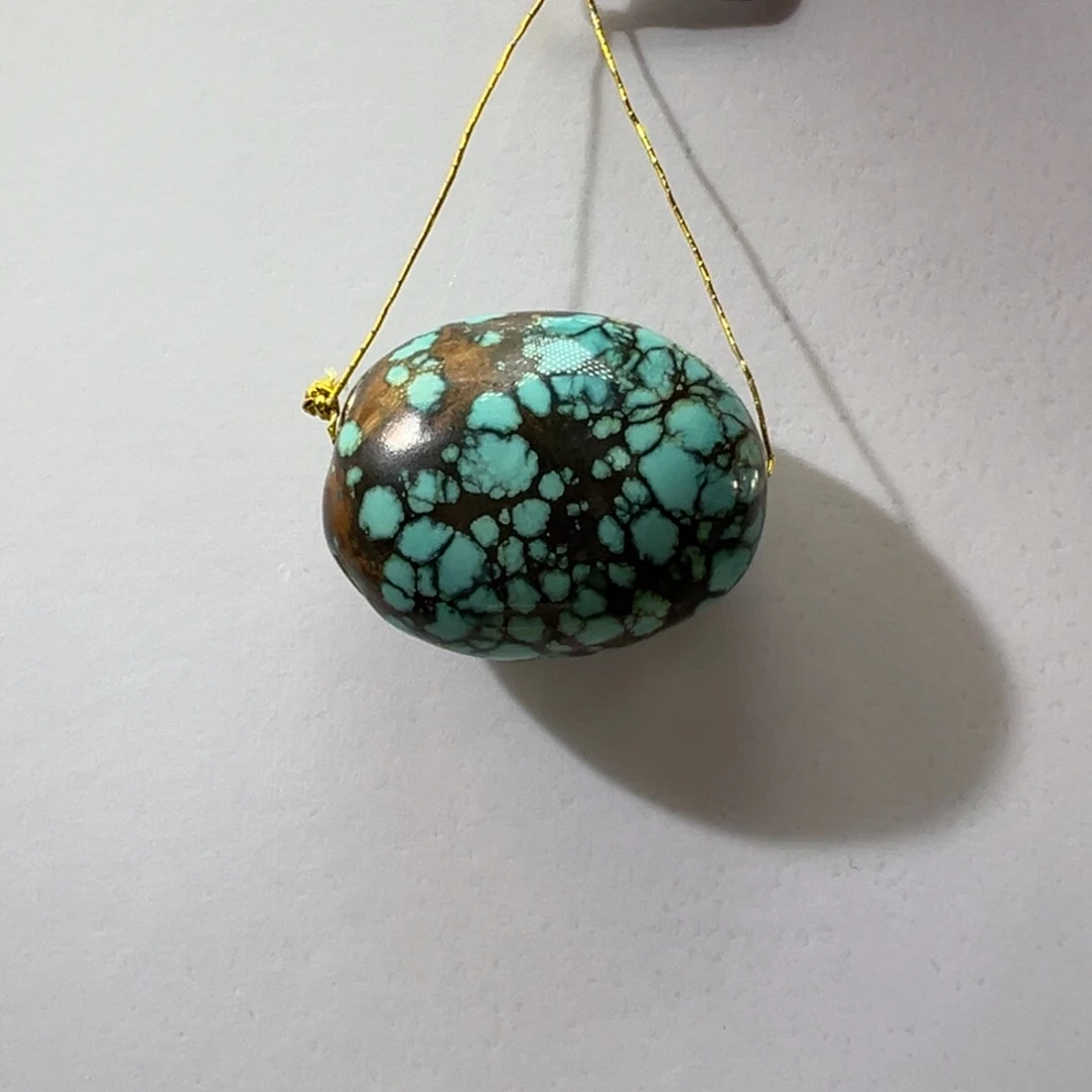 绿松石未镶嵌挂件