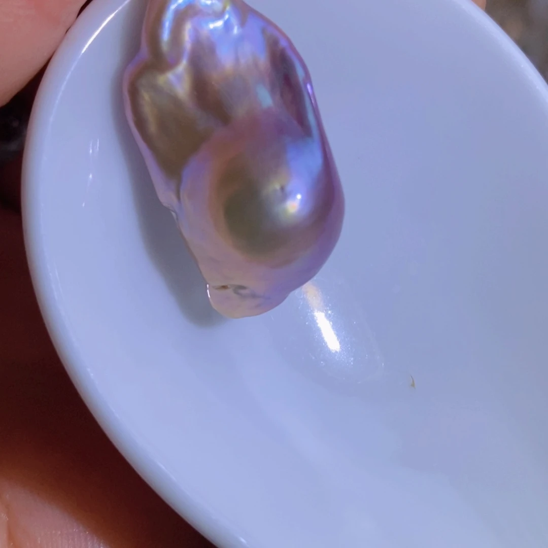 银S925镶嵌天然淡水珍珠淡水珍珠