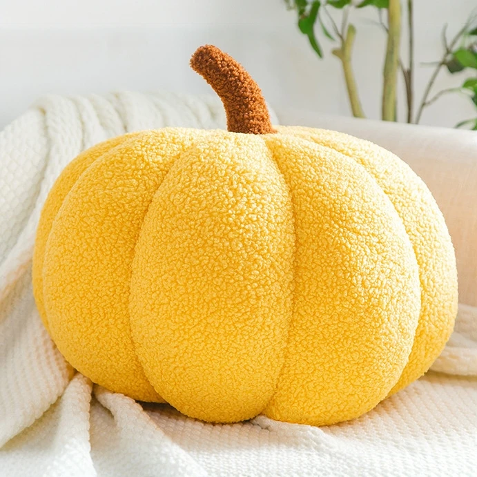 【仰幕家具开播福利】创意沙发客厅抱枕靠垫南瓜抱枕室内毛绒玩具