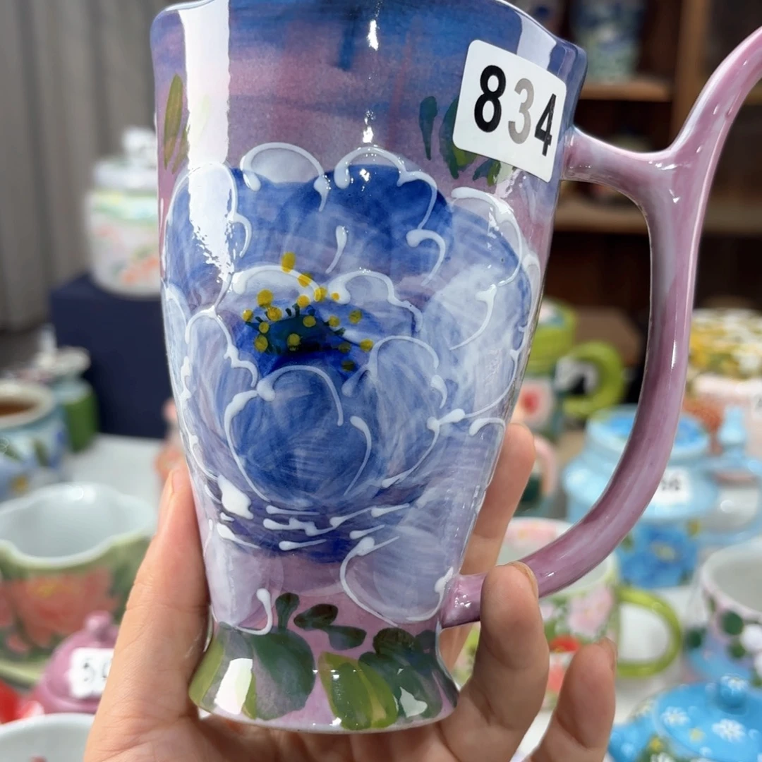 景德镇手绘高温釉下彩陶瓷茶具