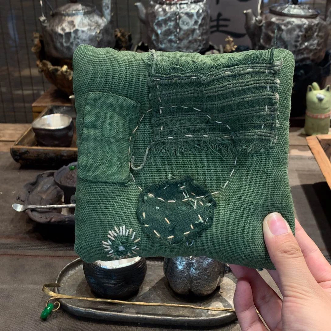 手工制作 老布茶垫