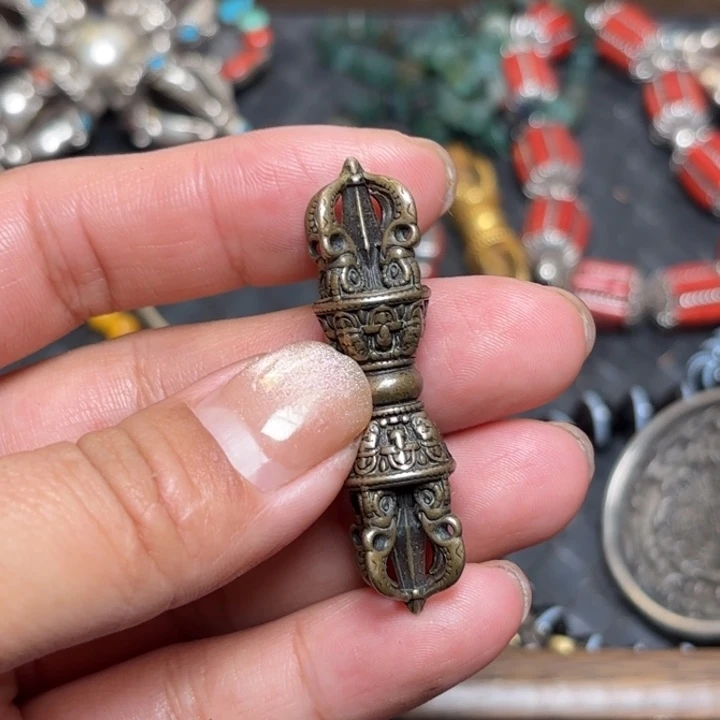 颈饰玻璃藏传喜马拉雅