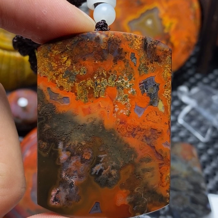 玛瑙/玉髓颈饰未镶嵌雅*