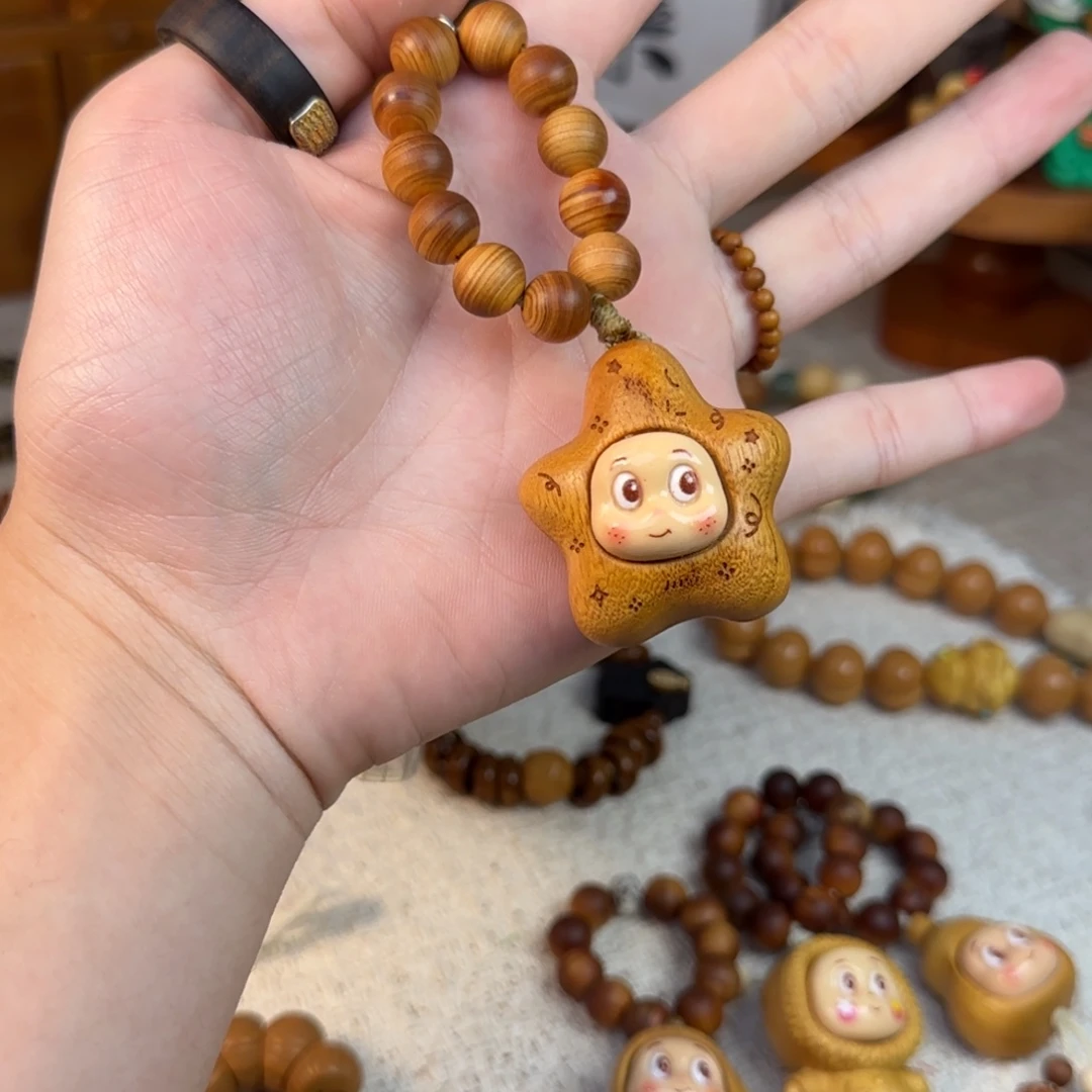 无事牌非洲檀香星星人手捻