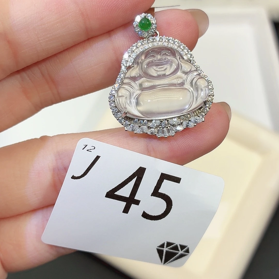 石英质玉银S925镶嵌珠宝奇石