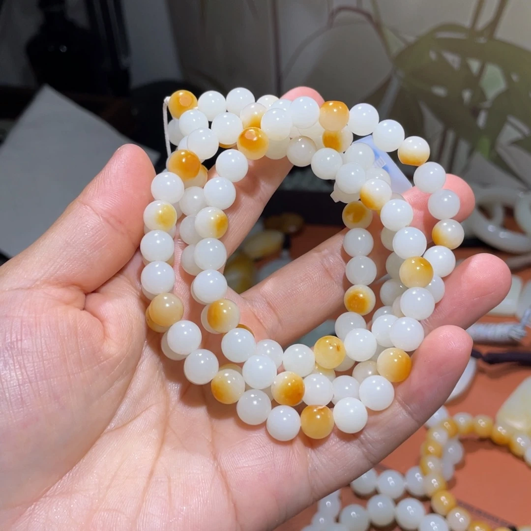 和田玉（白玉）未镶嵌手链