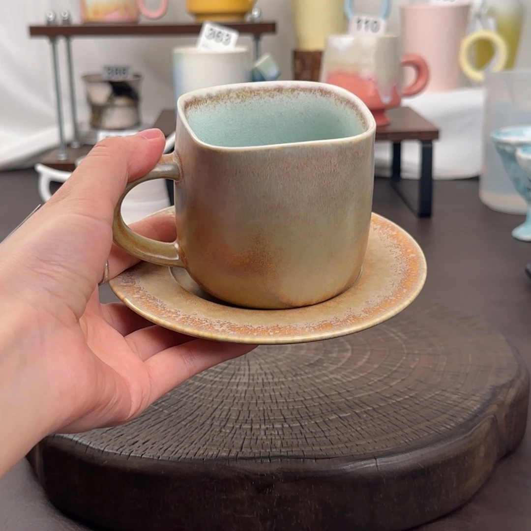 景德镇颜色釉茶杯