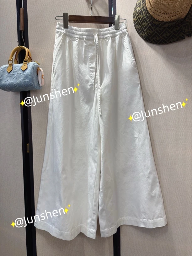 【竣深Junshen】新品女阔腿裤，高质量白色