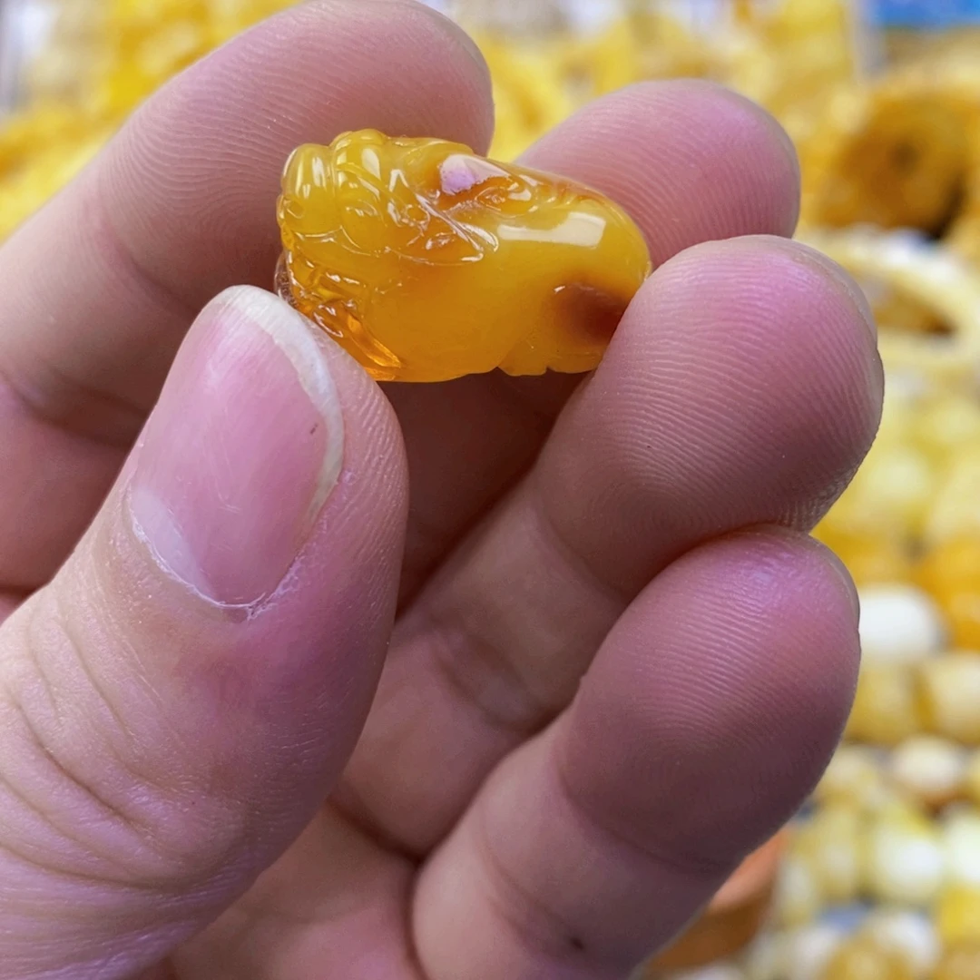 心***死未镶嵌琥珀珠宝奇石