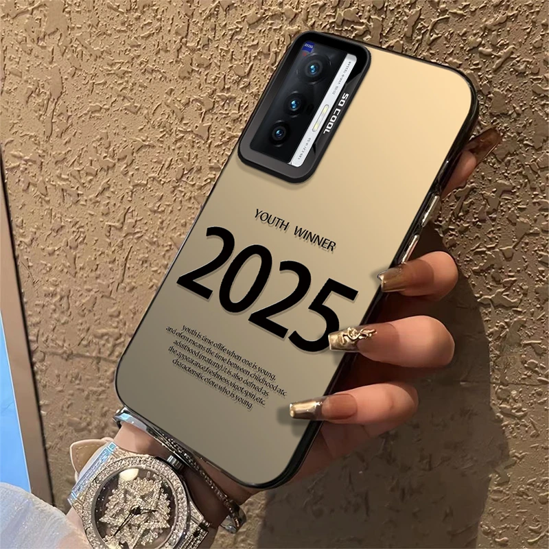 适用于【VIVO】X70创意简约2025个性男女新款防摔手机壳