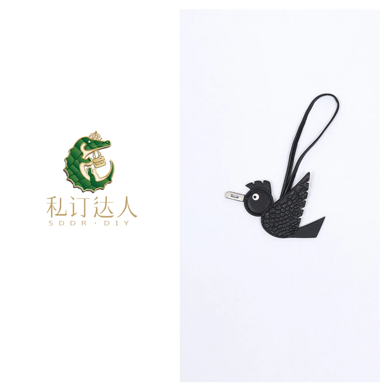 2025年新款女士真皮时尚鳄鱼皮挂件