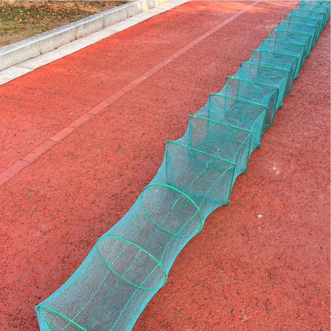 18米加大框30高40宽全有结户外纯手工虾笼龙虾笼甲鱼笼鱼网养殖笼