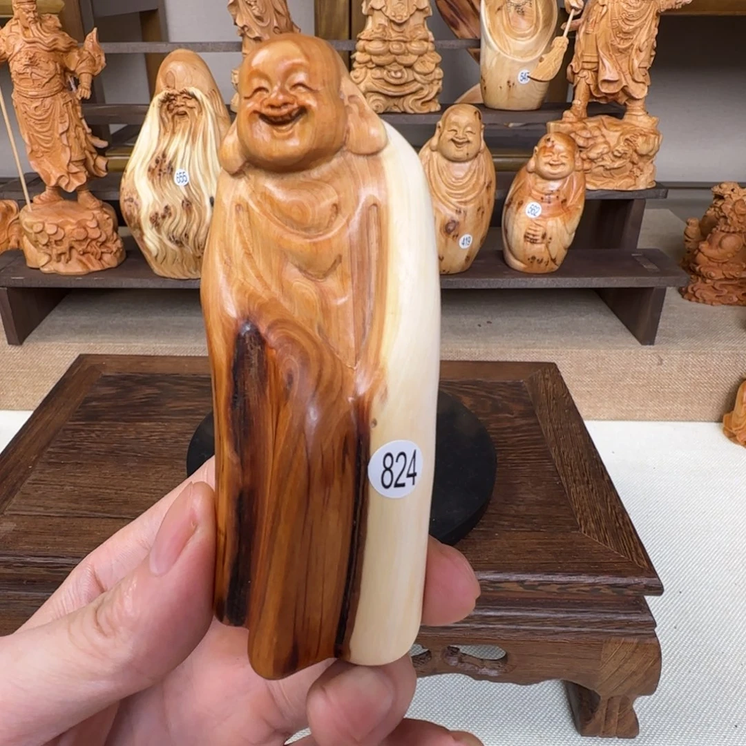 崖柏小木匠艺雕一物一拍