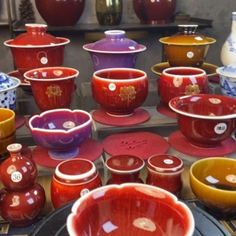 【闪购商品】景德镇名陶坊原矿郎红