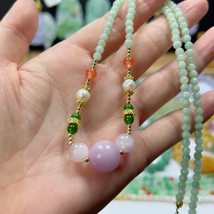 颈饰未镶嵌翡翠项链