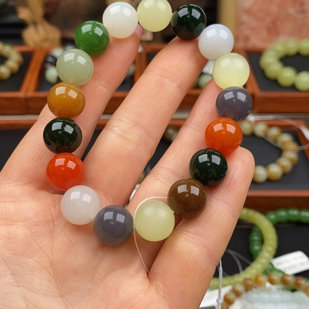 和田玉手链未镶嵌