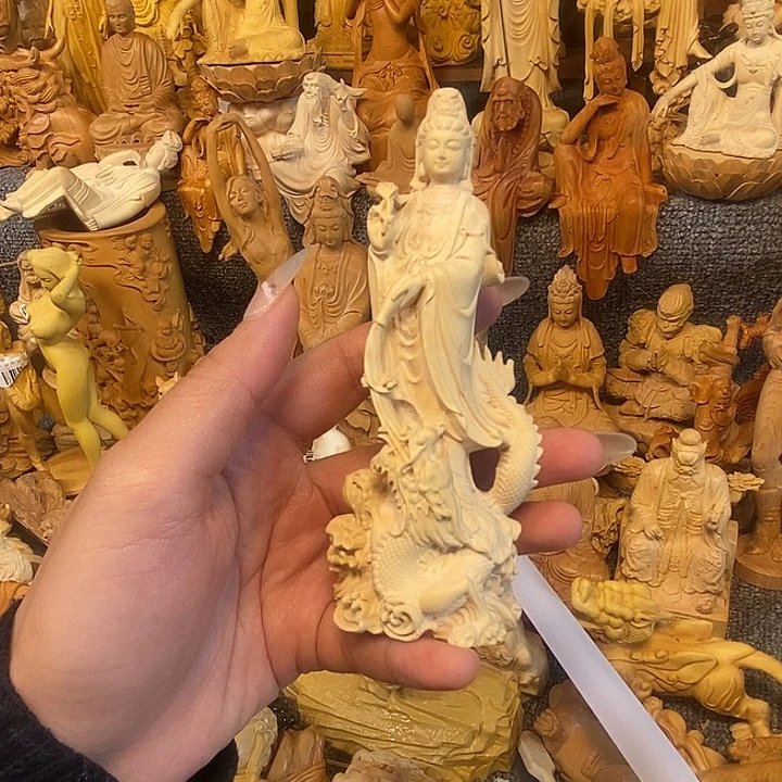 黄杨木黄杨木瑕疵观音