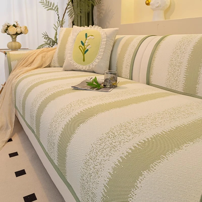 冰川凉豆豆冰丝席夏季凉感沙发凉席垫2025新款沙发垫坐垫凉垫防滑