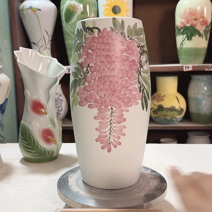 陶高33腰鼓紫藤徒弟陶瓷