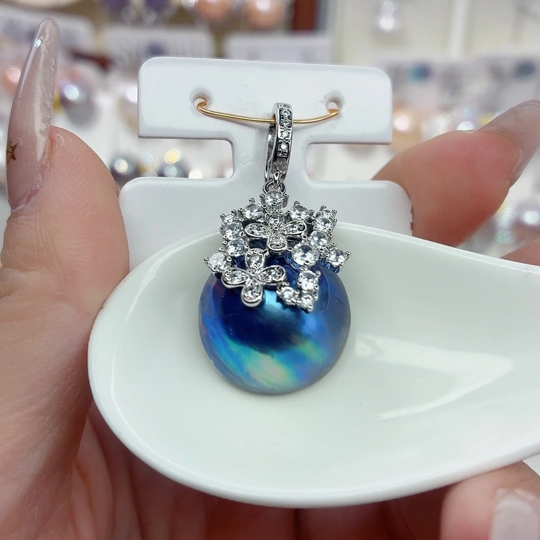 合金淡水珍珠颈饰