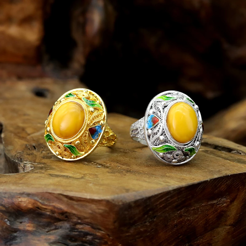 非遗技艺 花丝镶嵌戒指