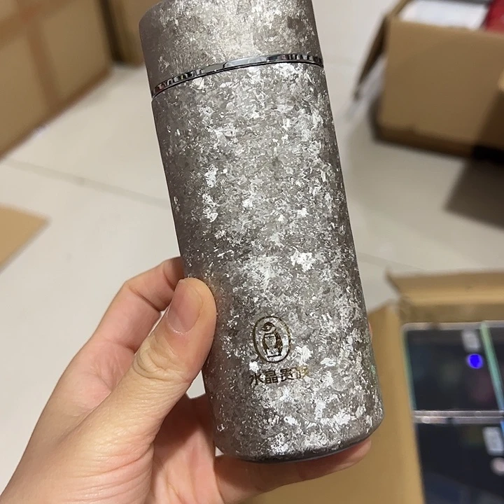 水晶贵族纯钛保温杯220没有网星空银色