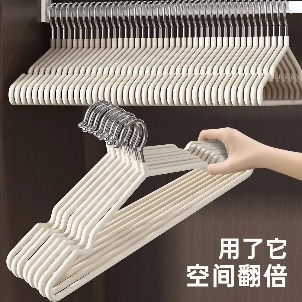 防滑加厚衣架阳台出租屋干湿收纳防肩角晾晒衣服无痕掉落用架子