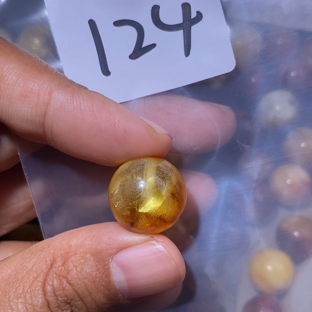 琥珀未镶嵌手链裸石