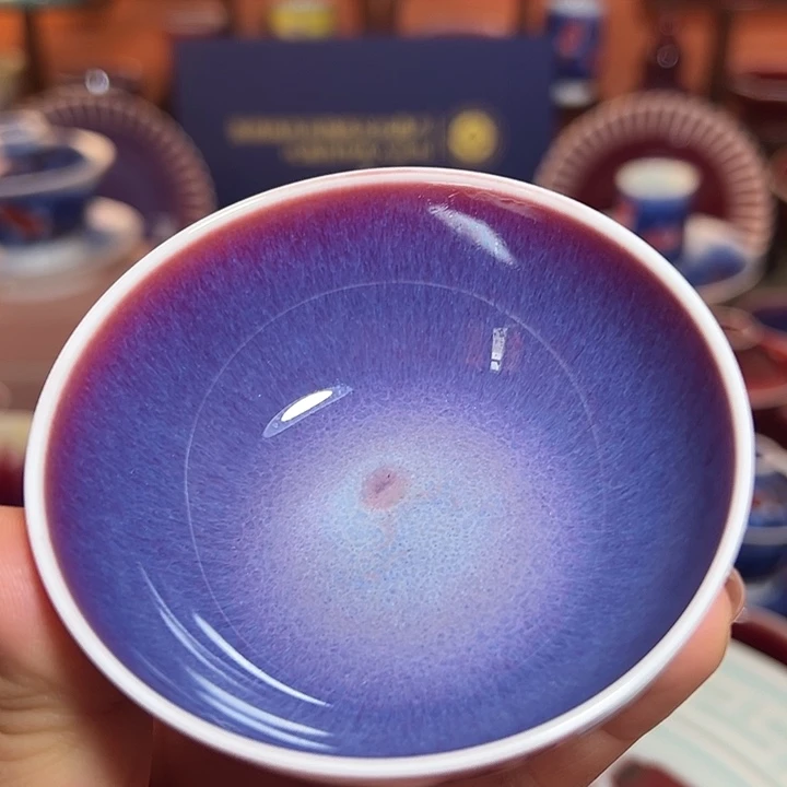 瓷片景德镇品艺轩郎紫