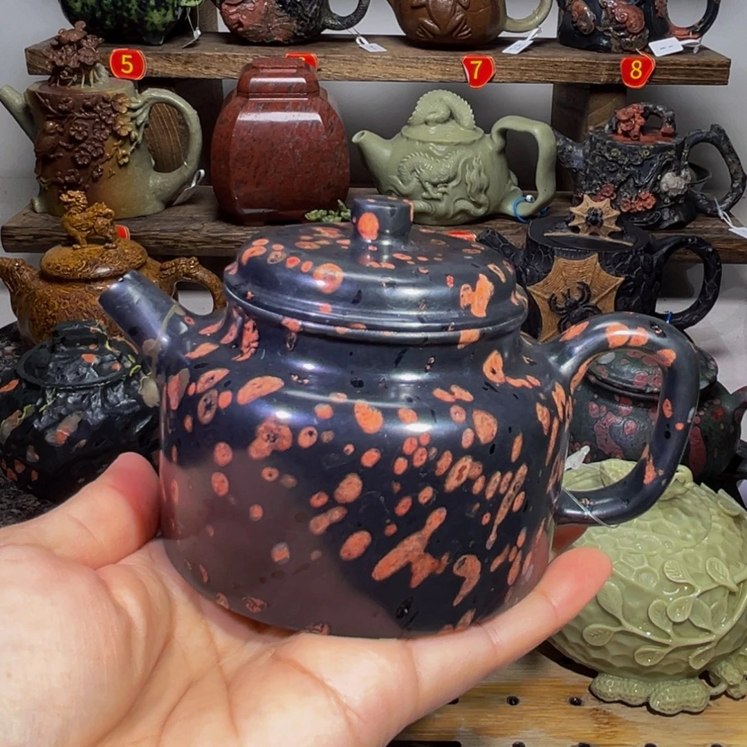 梅花石安山玉德宗壶240cc