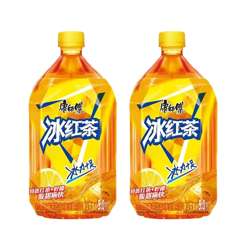 【热卖】康师傅1L冰红茶大容量大瓶装痛快畅饮装