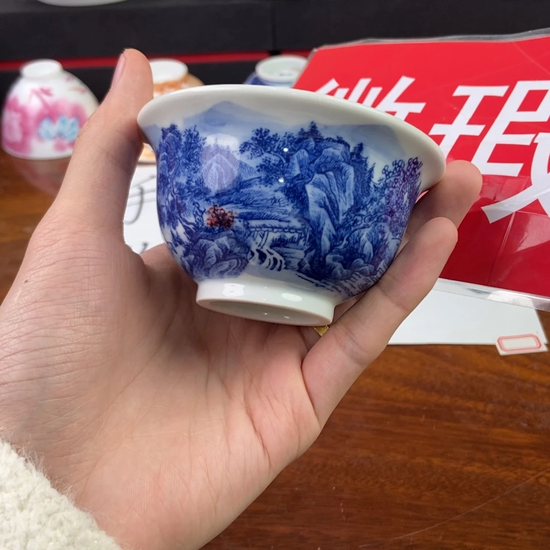 杯景德镇手绘陶瓷艺术